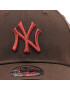 New Era Шапка с козирка New York Yankees League Essential 39Thirty 60284930 Кафяв - Pepit.bg