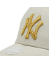 New Era Шапка с козирка New York Yankees Metallic 60222491 Бежов - Pepit.bg