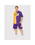 New Era Спортни шорти LA Lakers Washed Team Logo 13083850 Виолетов Regular Fit - Pepit.bg