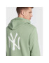 New Era Суитшърт New York Yankees League Essential 60284760 Зелен Relaxed Fit - Pepit.bg