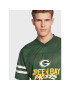 New Era Тишърт Green Bay Packers NFL Script 60284670 Зелен Relaxed Fit - Pepit.bg