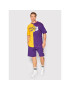 New Era Тишърт LA Lakers Split Graphic 13083855 Жълт Regular Fit - Pepit.bg