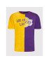 New Era Тишърт LA Lakers Split Graphic 13083855 Жълт Regular Fit - Pepit.bg