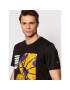 New Era Тишърт Lakers NBA Globe 13083916 Черен Regular Fit - Pepit.bg