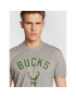 New Era Тишърт Milwaukee Bucks 11546147 Сив Regular Fit - Pepit.bg