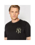 New Era Тишърт Mlb Left Chest Team Logo 12893146 Черен Regular Fit - Pepit.bg