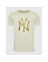 New Era Тишърт New York Yankees MLB Logo 12033497 Бежов Regular Fit - Pepit.bg