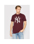 New Era Тишърт New York Yankees MLB Team Logo 11863695 Бордо Regular Fit - Pepit.bg