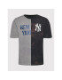 New Era Тишърт New York Yankees Split Graphic 13083854 Сив Regular Fit - Pepit.bg