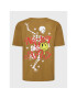 Night Addict Тишърт MTS-NA149FLAMES Кафяв Relaxed Fit - Pepit.bg