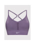 Nike Спортен сутиен Indy Seamless CJ5875 Виолетов - Pepit.bg