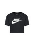 Nike Тишърт Sportswear Essential BV6175 Черен Loose Fit - Pepit.bg