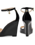 Nine West Сандали ALAYNA FF-2155 Черен - Pepit.bg