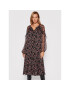 Nissa Ежедневна рокля RC12608 Черен Relaxed Fit - Pepit.bg