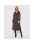 Nissa Ежедневна рокля RC12608 Черен Relaxed Fit - Pepit.bg