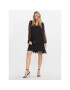 Nissa Коктейлна рокля RC14355 Черен Regular Fit - Pepit.bg