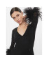 Nissa Коктейлна рокля RS14475 Черен Slim Fit - Pepit.bg