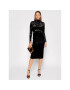 Nissa Миди пола FS12585 Черен Slim Fit - Pepit.bg