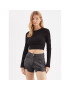 Noisy May Блуза Maya 27027280 Черен Slim Fit - Pepit.bg