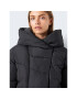 Noisy May Пухено яке 27026539 Черен Regular Fit - Pepit.bg