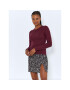 Noisy May Пуловер Ship 27020928 Бордо Slim Fit - Pepit.bg