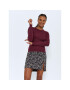Noisy May Пуловер Ship 27020928 Бордо Slim Fit - Pepit.bg