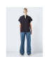 Noisy May Тишърт Hailey 27028380 Сив Relaxed Fit - Pepit.bg