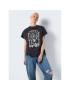 Noisy May Тишърт Hailey 27028380 Сив Relaxed Fit - Pepit.bg