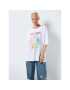 Noisy May Тишърт Ida 27028377 Бял Relaxed Fit - Pepit.bg