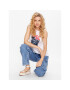 Noisy May топ Joleen 27025621 Бял Regular Fit - Pepit.bg