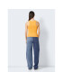 Noisy May топ Maya 27020871 Жълт Slim Fit - Pepit.bg