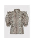 Notes Du Nord Блуза Blakely 12507 Кафяв Regular Fit - Pepit.bg
