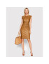 Notes Du Nord Кожена рокля Chia 12599 Кафяв Regular Fit - Pepit.bg