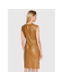 Notes Du Nord Кожена рокля Chia 12599 Кафяв Regular Fit - Pepit.bg