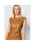Notes Du Nord Кожена рокля Chia 12599 Кафяв Regular Fit - Pepit.bg