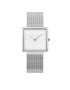 Obaku Часовник Kvadrat V236LXCIMC Сребрист - Pepit.bg