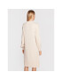 Olsen Плетена рокля Global Traveller 13001667 Екрю Regular Fit - Pepit.bg