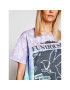 One Teaspoon Тишърт Fun House Boyfriend Tee 23903 Син Boyfriend Fit - Pepit.bg