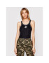 One Teaspoon Топ Bower Bird Singlet 23411B Черен Slim Fit - Pepit.bg