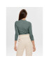 ONLY Блуза Emma 15180040 Зелен Slim Fit - Pepit.bg