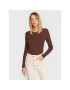 ONLY Блуза Nulan 15273542 Кафяв Regular Fit - Pepit.bg