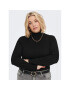 ONLY Carmakoma Поло 15277680 Черен Slim Fit - Pepit.bg