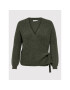 ONLY Carmakoma Пуловер Karin 15252992 Зелен Regular Fit - Pepit.bg