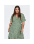 ONLY Carmakoma Рокля 15252210 Зелен Regular Fit - Pepit.bg