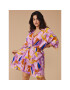 ONLY Carmakoma Рокля 15291654 Виолетов Regular Fit - Pepit.bg