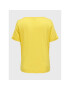 ONLY Carmakoma Тишърт 15238147 Жълт Regular Fit - Pepit.bg