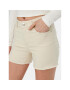 ONLY Дънкови шорти 15196303 Екрю Regular Fit - Pepit.bg