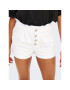 ONLY Дънкови шорти 15200196 Бял Relaxed Fit - Pepit.bg