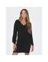 ONLY Плетена рокля 15294523 Черен Regular Fit - Pepit.bg