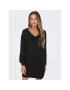 ONLY Плетена рокля 15294523 Черен Regular Fit - Pepit.bg